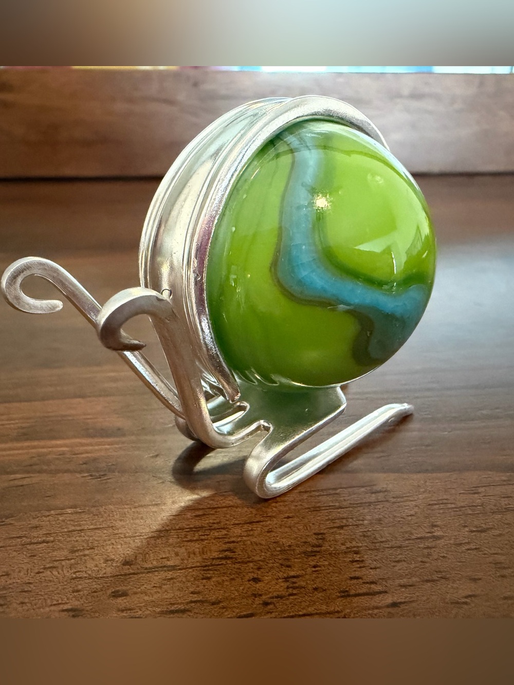Green Marble Fork Snail